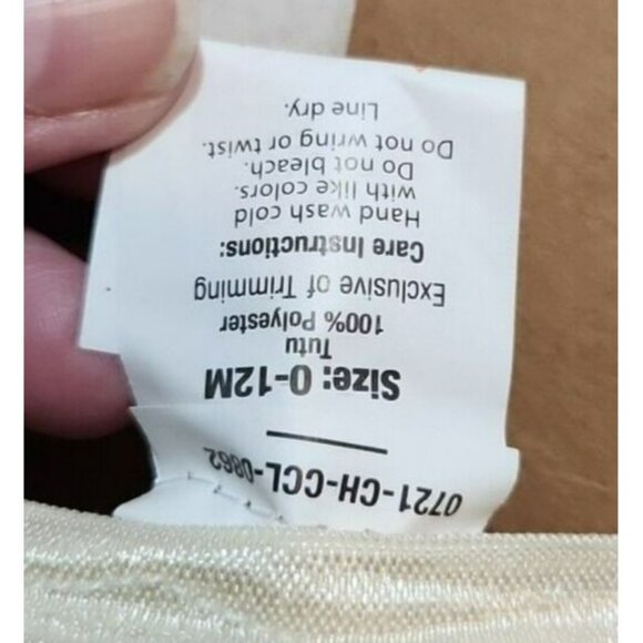 So'Dorable 2 Piece Holiday Photo Op  Infant Tutu 0-12 Months Brown Cream & Gold - Picture 4 of 9